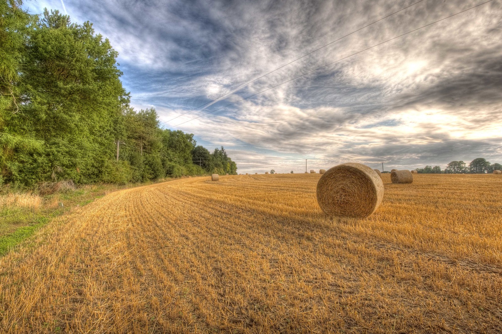 a város, terület, város, fotós, széna, Lies keresztül egy lencsét, Közép Barton Farm