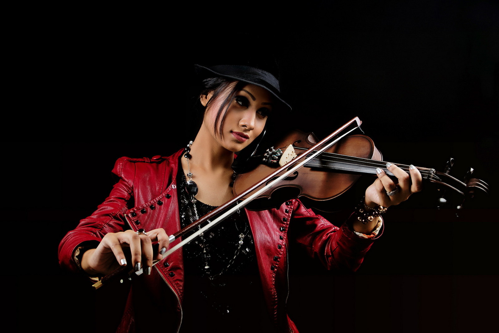 ragazza, Musica, violino