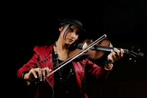 Mädchen, Musik, Violine