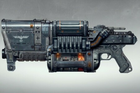 design, weapons, Wolfenstein