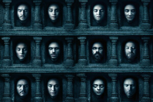 Game of Thrones, aan uit, poster