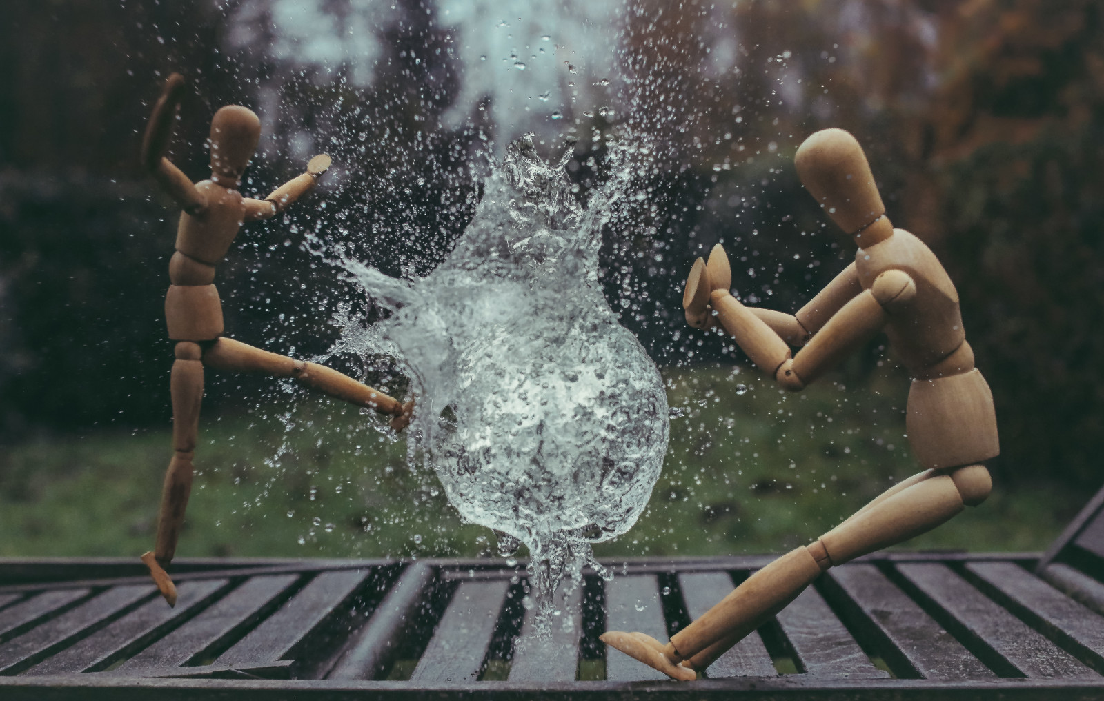 water, people, wooden, wave, bubble, photographer, the explosion, men