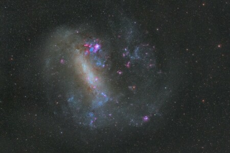 nebulosa, espacio, estrellas, nebulosa del observador