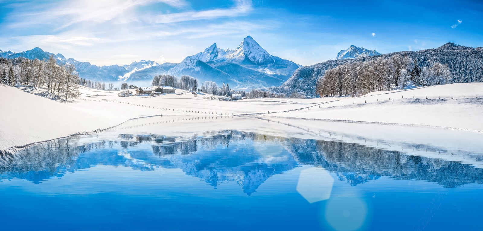 Schnee, Schneeflocken, Wald, Natur, Winter, Berge