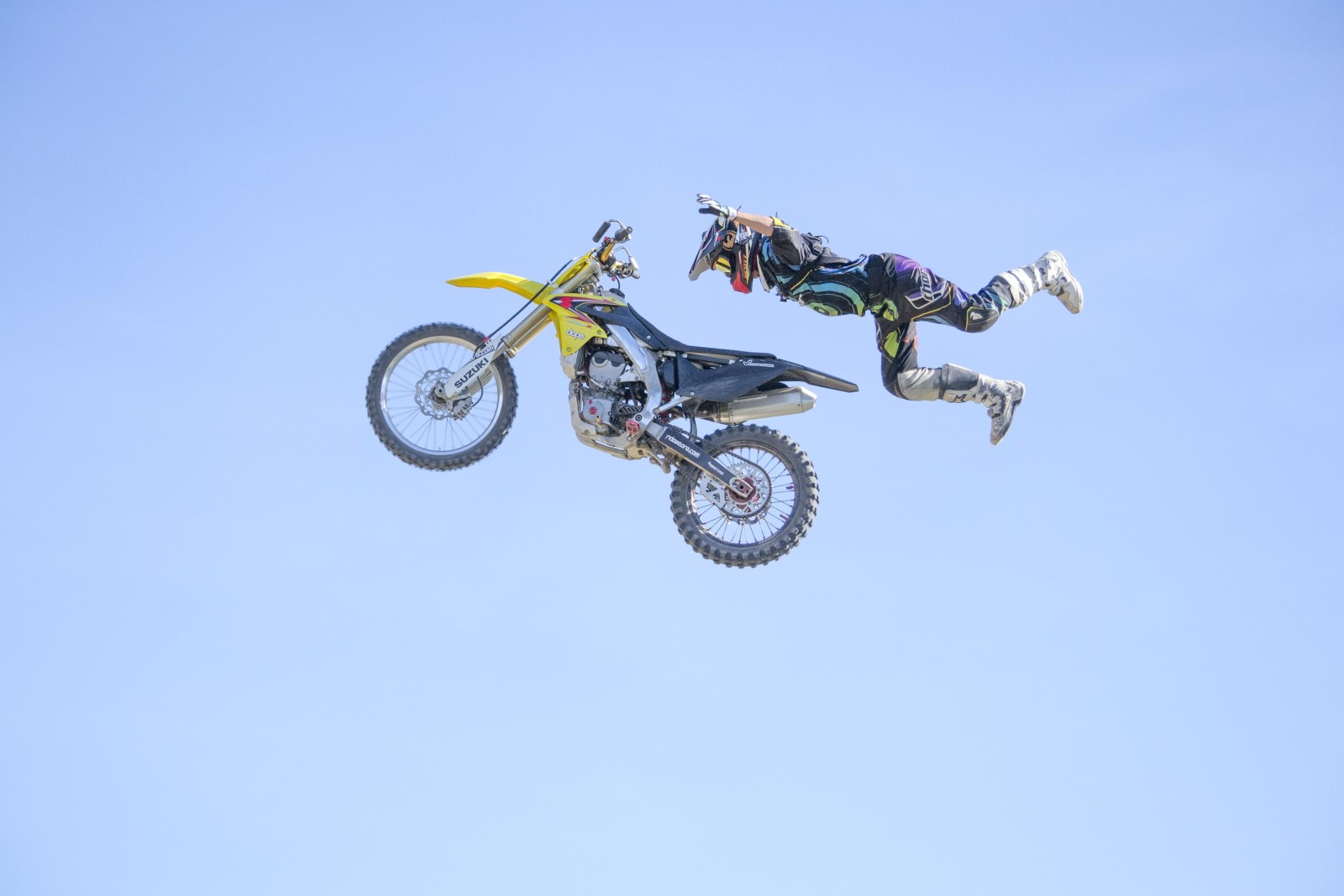 il cielo, volo, Pilota, manovra, Superuomo, motocross, FMX