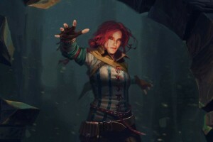 taide, CD PROJEKT PUNAINEN, sai kortin, Gwent: Witcher-korttipeli, taika-, Telekinesis, lumous, noita