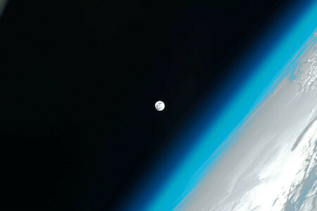 terra, ISS, foto NASA, a atmosfera, A lua