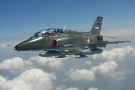 Combat training, G-4, light attack, SOKO, Super Galeb, the plane