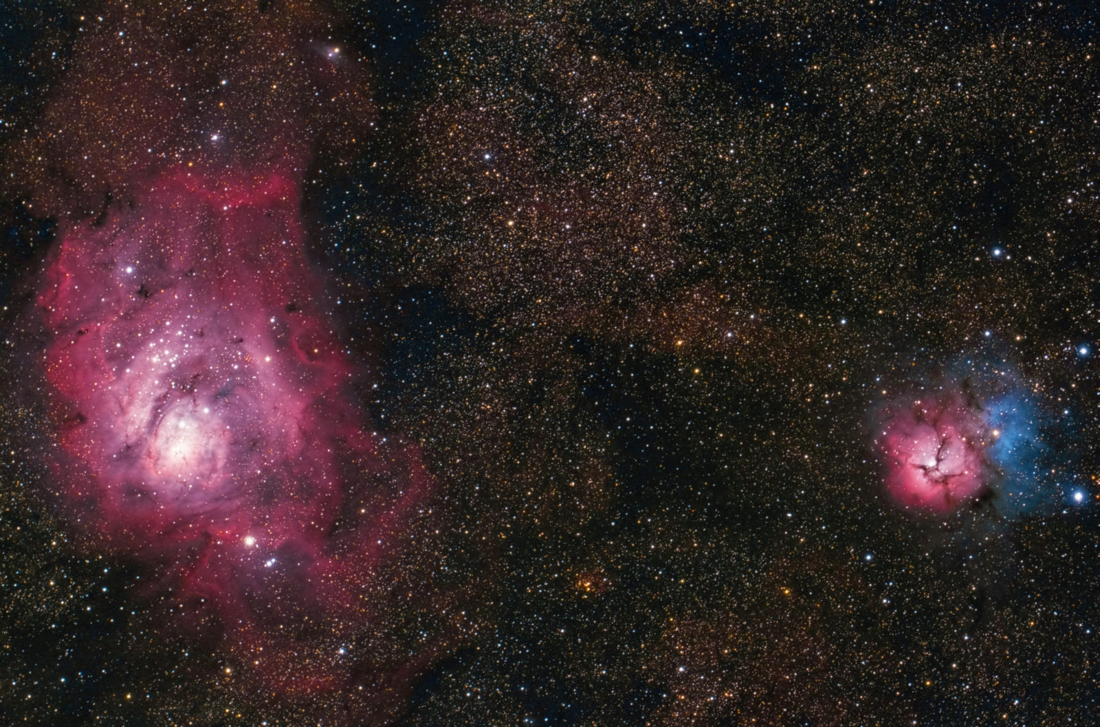 rom, stjerner, nebula, evighet