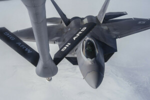 F-22, Fighter, Multipurpose, Raptor, optankning