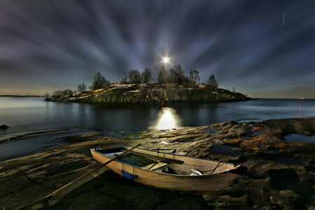 Finlandia, Helsinki, Uunisaari by Night