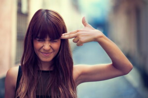 La dépression, fille, ambiance