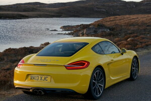 Cayman S, Machine, Porsche, rear view