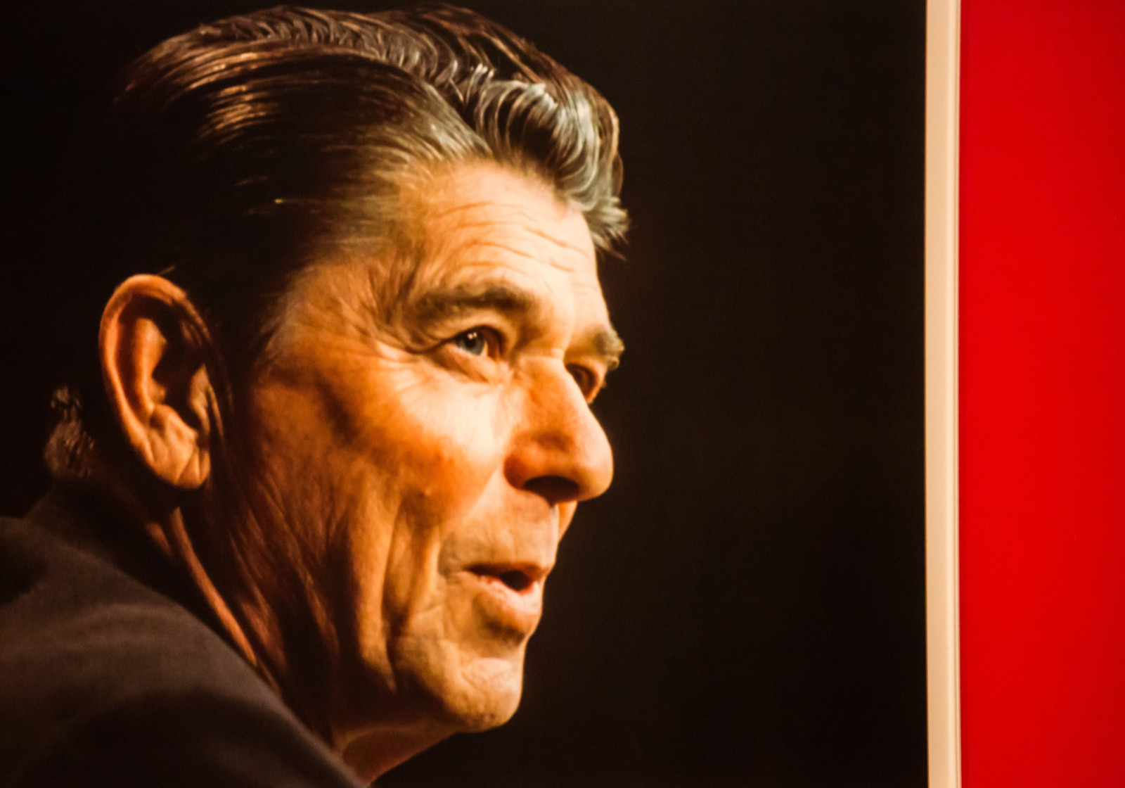 Gesicht, Darsteller, Präsident, Ronald Reagan