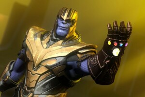 avengers, Kolos, handschoen, weergave, Thanos, schurk