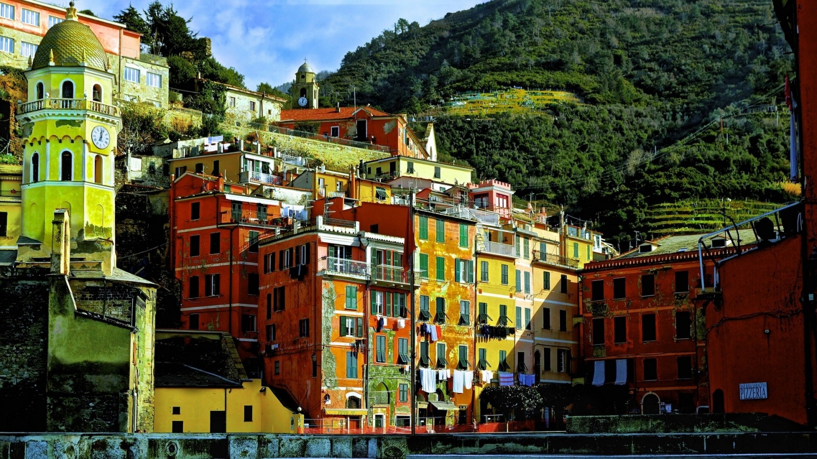 Italia, clădire, Liguria, Cinque Terre, Vernazza