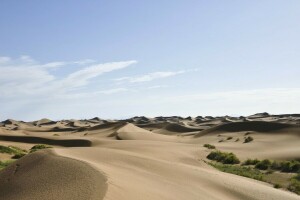 sanddyner, natur, sand