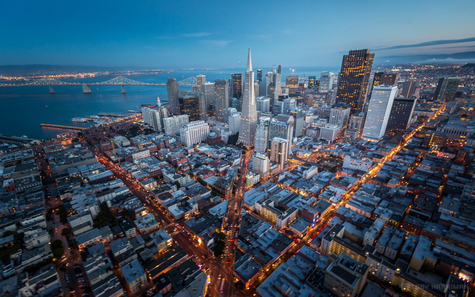 mrakodrapy, USA, panoráma, výška, Kalifornie, San Francisco, CA, megapolis