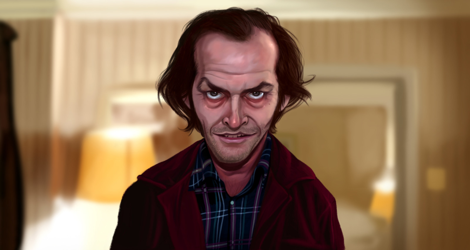 gezicht, lichten, kunst, De glans, Jack Torrance, Jack Nicholson, Stanley Kubrick