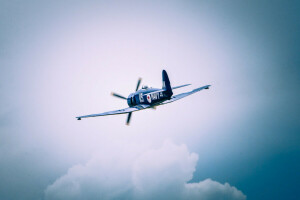 nuage, vol, l'avion, Le ciel