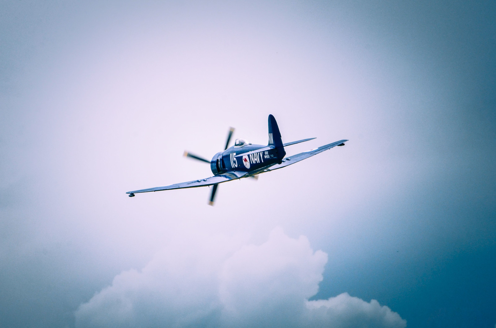 Le ciel, vol, l'avion, nuage