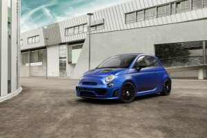 2015, 500, Abarth, Blue Wonder, Διάταγμα, Pogea Racing