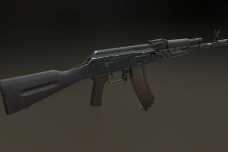 AK 74, assault rifle, gun, Kalashnikov, render, rendering, Weapon, weapons