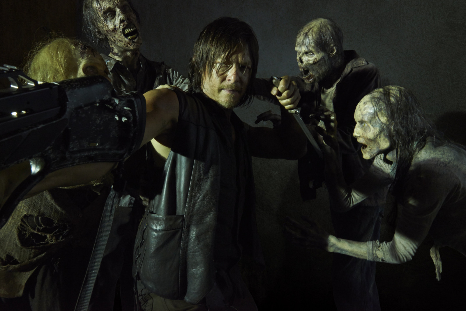 zombies, mes, De wandelende doden, Norman Reedus, Daryl Dixon