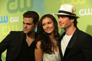 szereplők, Damon Salvatore, Elena Gilbert, Ian Somerhalder, Nina Dobrev, Paul Wesley, fénykép, Stefan Salvatore