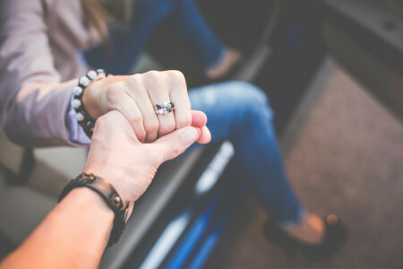 hands, lovers, ring