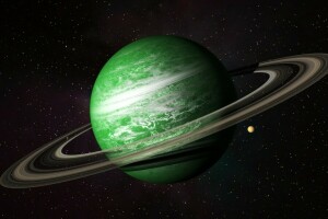 Gürtel, Grün, Planet, Raum