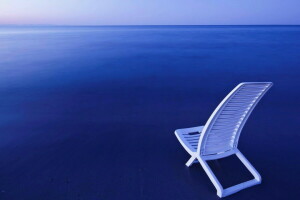 chaise, Vacances en Espagne, mer