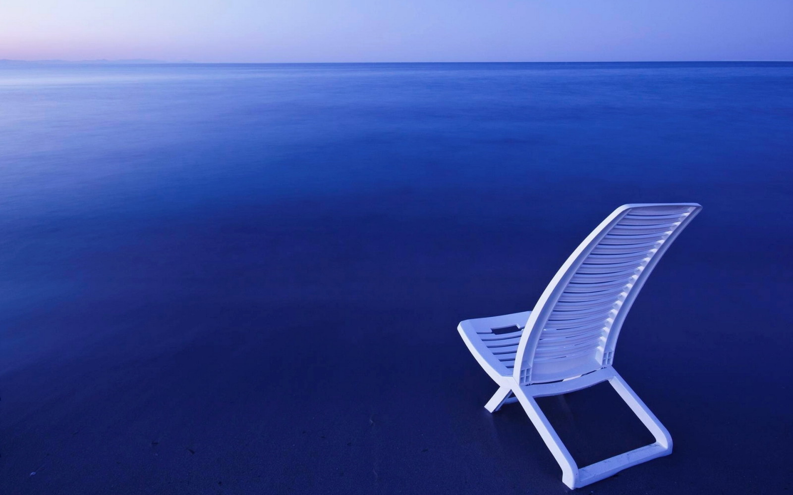 sea, chair, Holidays in Spain