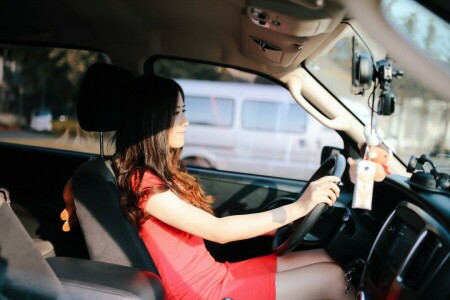 voiture, conduite, fille, Machine, salon