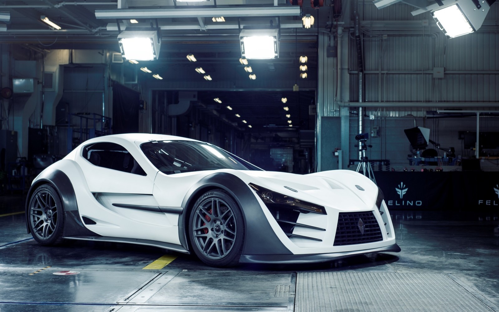 supercar, blanc, felino cb7