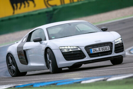 Audi, car, supercar, track, wallpapers, white