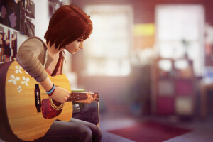 guitarra, Max Caulfield