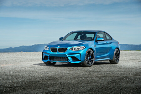 blauw, BMW, coupe, F87