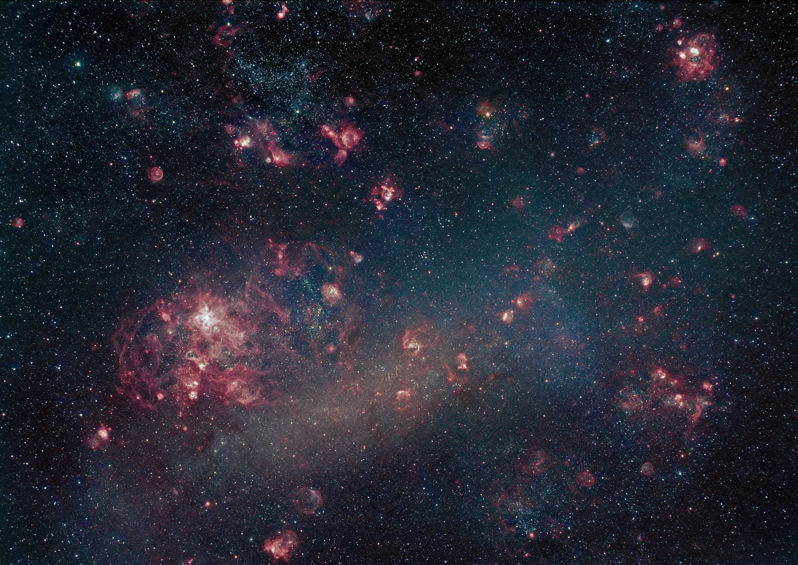 tila, Linnunrata, Magellanin pilvet, Galaxy-satelliitit