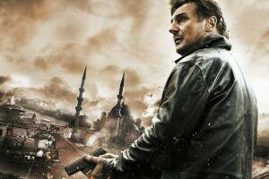 geweer, Gijzelaar 2, Liam Neeson, dak, Genomen 2, de stad