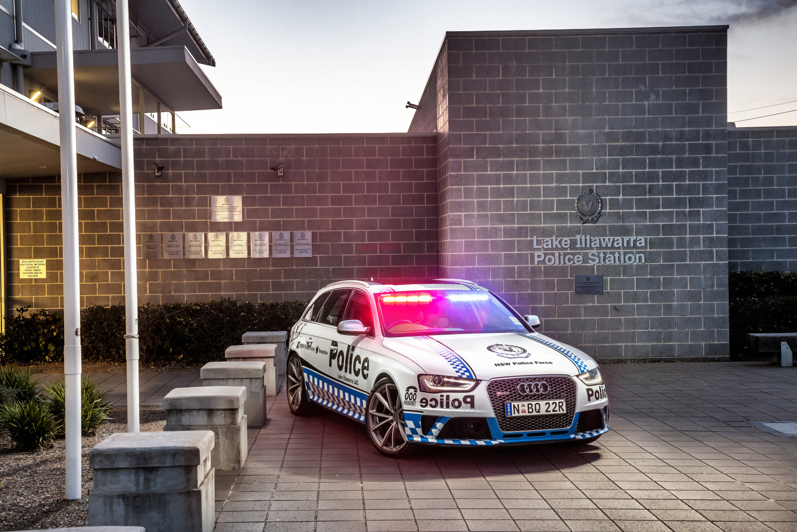 Audi, polizia, Prima, 2015, RS 4