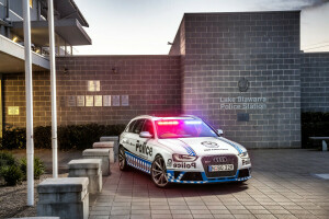 2015, Audi, Vor, Polizei, RS 4