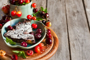 pasteles, Cereza, pastel de cerezas