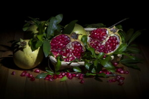 antecedentes, Fruta, granadas