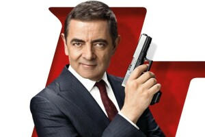 Ajan Johnny English 3.0, Johnny English Tekrar Grev Yapıyor, bak, poz, Rowan Atkinson, silahlar