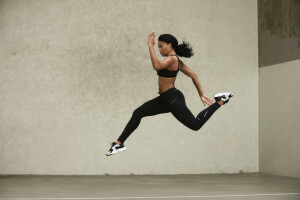 athlete, jump, pose