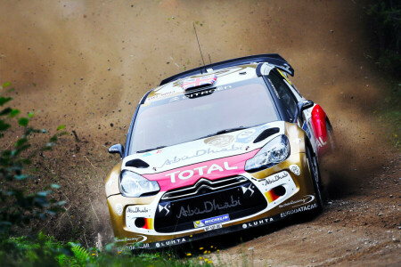 Citroen, DS3, Staub, Kris Meeke, Maschine, Rennen, Rallye, Geschwindigkeit