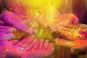 festival, hands, Holi, India, paint, palm, spring