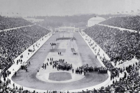 1896, Athens, Greece, Olympics, opening, stadium