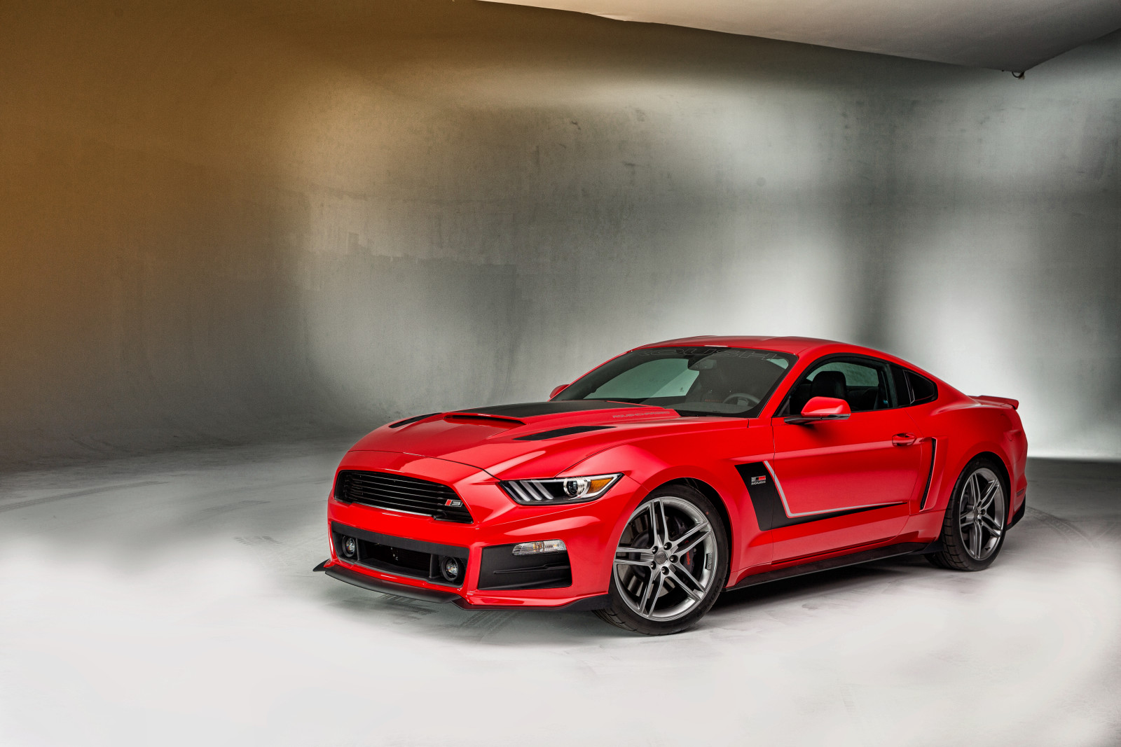 rot, Mustang, Ford, Roush, 2015, Stufe 3, krsno